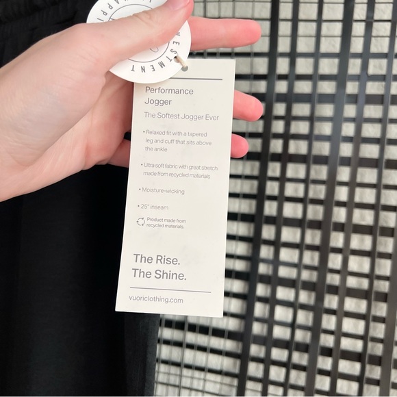 Vuori performance jogger black Heather - Picture 4 of 7